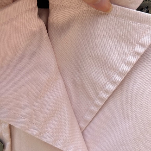 tommy hilfiger baby pink short trench coat - Picture 11 of 12